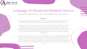 Howard Newmark - Language of Mould and Related Services