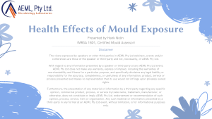 Hank Nolin - Health Effects of Mould Exposure